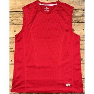 Nordic Track Men Sz S Red Sleeveless Running Tank NWOT